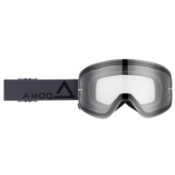 Γυαλιά Μοτοκρός AMOQ MX Goggles Vision Magnetic Dark Grey-Black - Clear