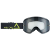 Γυαλιά Μοτοκρός AMOQ MX Goggles Vision Magnetic Black-HiVis - Clear thumb