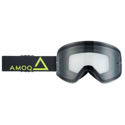 Γυαλιά Μοτοκρός AMOQ MX Goggles Vision Magnetic Black-HiVis - Clear