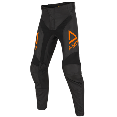 Παντελόνι Motocross AMOQ Ascent V2 Μαύρο-Πορτοκαλί