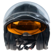 Κράνος σκούτερ AMOQ Cluster Electric visor Jet Helmet Blackout thumb
