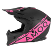 Κράνος Motocross AMOQ Meteor V2 Μαύρο/Ροζ thumb