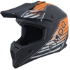 Κράνος Μοτοκρός AMOQ Meteor V2 Helmet Axis Μαύρο/πορτοκαλί