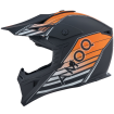 Κράνος Μοτοκρός AMOQ Meteor V2 Helmet Axis Μαύρο/πορτοκαλί thumb