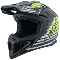 Κράνος Motocross AMOQ Meteor V2 Helmet Axis Black/Yellow glossy