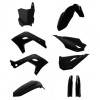 Σετ ανανέωσης πλαστικών POLISPORT Restyling Kit Kawasaki KX125/250 (2003-2008) ΜΑΥΡΟ