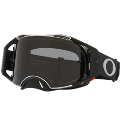 Γυαλιά Motocross OAKLEY Airbrake MX Tuff Blocks μαύρο-γκανμέταλ Σκούρο Γκρι