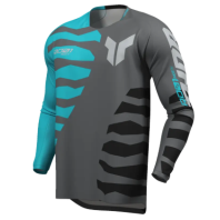 Μπλούζα Motocross THOR LAUNCHMODE SHREDDER CH/AQ