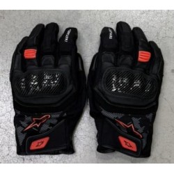 Μοτοσικλετιστικά γάντια ALPINESTARS SMX-Z DRYSTAR BLACK/FLUO RED - ΕΛΑΤΤΩΜΑΤΙΚΑ