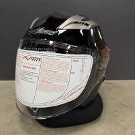 Κράνος για σκούτερ A-PRO KINETIC BLACK - ΕΛΑΤΤΩΜΑΤΙΚΟ