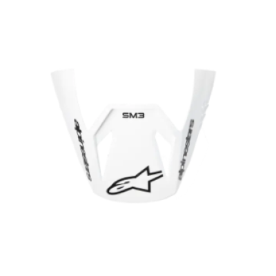 Γείσο για κράνος μοτοκρός ALPINESTARS SM3 WHITE GLOSS