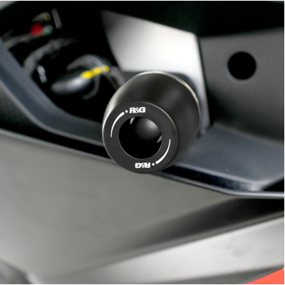 Προστατευτικά μανιτάρια μηχανής R&G RACING Aero Crash Protectors (tapered style) Aprilia RS 457 '24-