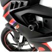 Προστατευτικά μανιτάρια μηχανής R&G RACING Aero Crash Protectors (tapered style) Aprilia RS 457 '24- thumb