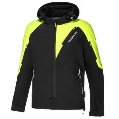 Υφασμάτινο παντελόνι μηχανής ADRENALINE FREEDOM BLACK/YELLOW