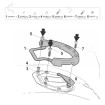 Βάση για ρεζερβουάρ SHAD CLICK SYSTEM FITTING KIT BAJAJ PULSAR NS 125/PULSAR DOMINAR 400/PULSAR 400 thumb