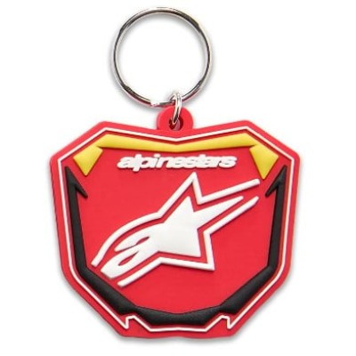 Μπρελόκ ALPINESTARS FOB PLATE RED/YELLOW/BLACK