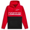 Φούτερ μοτοσυκλέτας ALPINESTARS PO PARALLEL RED/BLACK