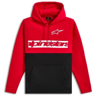 Φούτερ μοτοσυκλέτας ALPINESTARS PO PARALLEL RED/BLACK
