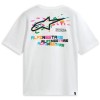 Κοντομάνικο μπλουζάκι ALPINESTARS SS CSF OVERSIZED WILD WHITE