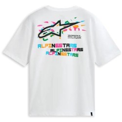 Κοντομάνικο μπλουζάκι ALPINESTARS SS CSF OVERSIZED WILD WHITE