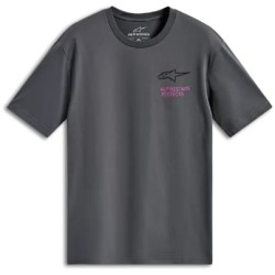 Κοντομάνικο μπλουζάκι ALPINESTARS SS CSF POP HELMET CHARCOAL