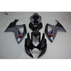 Πλαστικά μοτοσυκλέτας GSXR 600/750 2006-2007 BLACK/GRAY