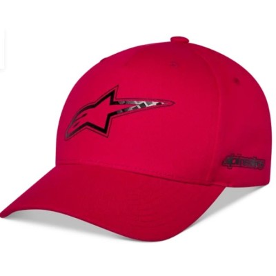 Καπέλο ALPINESTARS FLT BILL SNAPBACK CARBON FIBER RED