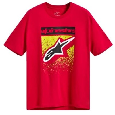 Κοντομάνικο μπλουζάκι ALPINESTARS SS CSF NOKA RED