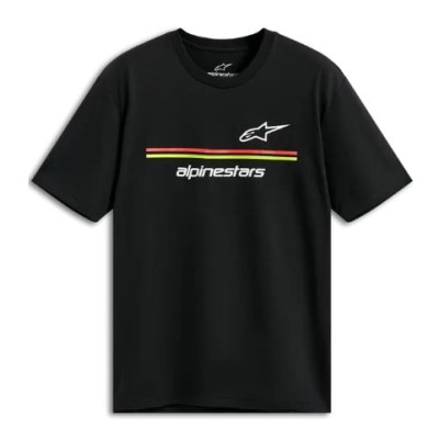 Κοντομάνικο μπλουζάκι ALPINESTARS SS CSF LANES BLACK