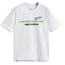 Κοντομάνικο μπλουζάκι ALPINESTARS SS CSF LANES WHITE