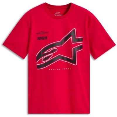 Κοντομάνικο μπλουζάκι ALPINESTARS SS CSF AUTHORITY RED
