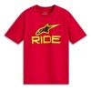 Κοντομάνικο μπλουζάκι ALPINESTARS SS CSF RIDE 4.0 RED/HI VIS YW/BK