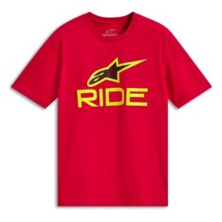 Κοντομάνικο μπλουζάκι ALPINESTARS SS CSF RIDE 4.0 RED/HI VIS YW/BK Κοντομάνικο μπλουζάκι ALPINESTARS SS CSF RIDE 4.0 RED/HI VIS YW/BK
