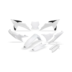 Πλαστικά μοτοσυκλέτας UFO KTM SX125-300 25-26, SX-F250-450 25-26 White