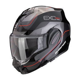 Κράνος μηχανής SCORPION Exo-Tech Evo Pro Commuta black/grey/red Κράνος μηχανής SCORPION Exo-Tech Evo Pro Commuta black/grey/red