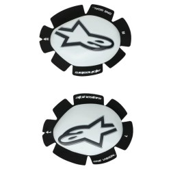 Σετ ξύστρες αναβάτη ALPINESTARS GP Plus White/Black
