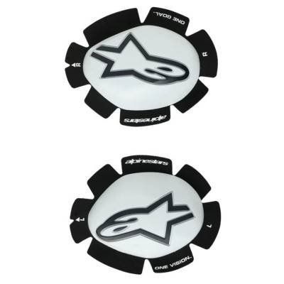 Σετ ξύστρες αναβάτη ALPINESTARS GP Plus White/Black