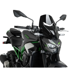 Ζελατίνα μηχανής Puig Touring Kawasaki Z900 25-26 Black