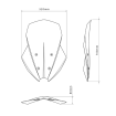 Ζελατίνα μηχανής Puig V-Techline Touring Yamaha N-Max 125 25-26 Smoke Ζελατίνα μηχανής Puig V-Techline Touring Yamaha N-Max 125 25-26 Smoke thumb