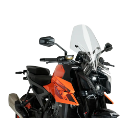Ζελατίνα μοτοσυκλέτας Puig New Generation Touring KTM 990 Duke/R 24-26 Clear Ζελατίνα μοτοσυκλέτας Puig New Generation Touring KTM 990 Duke/R 24-26 Clear