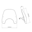 Ζελατίνα μηχανής Puig New Generation Sport BMW R12 Nine T 24-26 Black thumb