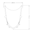 Ζελατίνα μηχανής Puig R-Racer Yamaha YFZ-R6 17-20, YFZ-R6 Racer 22-26, YFZ-R7 22-26 Clear thumb