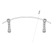 Ζελατίνα μηχανής Puig Clip-on 277x100mm Clear  - Ρυθμιζόμενη thumb
