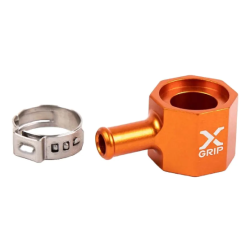 Ρακόρ ρεζερβουάρ καυσίμου X-Grip 2T KTM / Husqvarna / Gas-Gas Orange - ALUMINUM Ρακόρ ρεζερβουάρ καυσίμου X-Grip 2T KTM / Husqvarna / Gas-Gas Orange - ALUMINUM