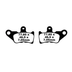 Τακάκια μοτοσυκλέτας EBC SFA ORG SCOOTER SFA336