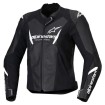 Γυναικείο μπουφάν μηχανής ALPINESTARS Faster v3 Black/White thumb