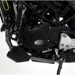 Προστατευτικό κάλυμμα κινητήρα R&G RACING Race Series Left Crankcase Protection Cover - Black Husqvarna Svartpilen 125 21-23