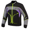 Μπουφάν μηχανής ALPINESTARS UNITE BLACK/ASPHALT/VIOLET
