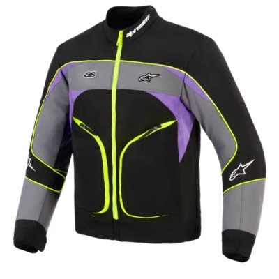 Μπουφάν μηχανής ALPINESTARS UNITE BLACK/ASPHALT/VIOLET Μπουφάν μηχανής ALPINESTARS UNITE BLACK/ASPHALT/VIOLET