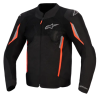 Μπουφάν μηχανής ALPINESTARS AST AIR V3 BLACK/GRAY/RED FLUO